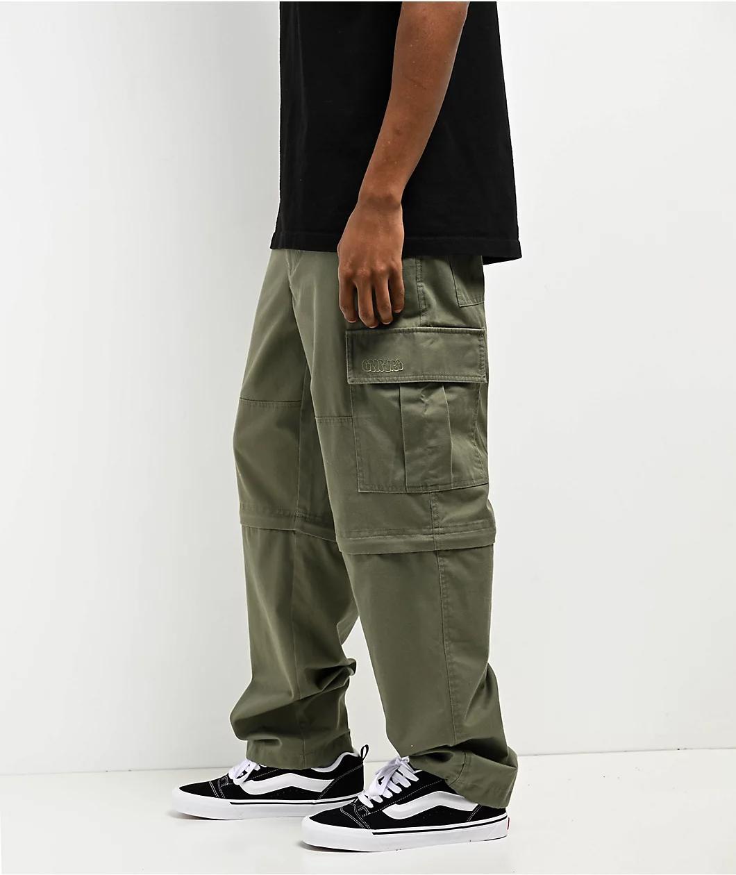 Empyre Olive Zip Off Cargo Skate Pants Product Image