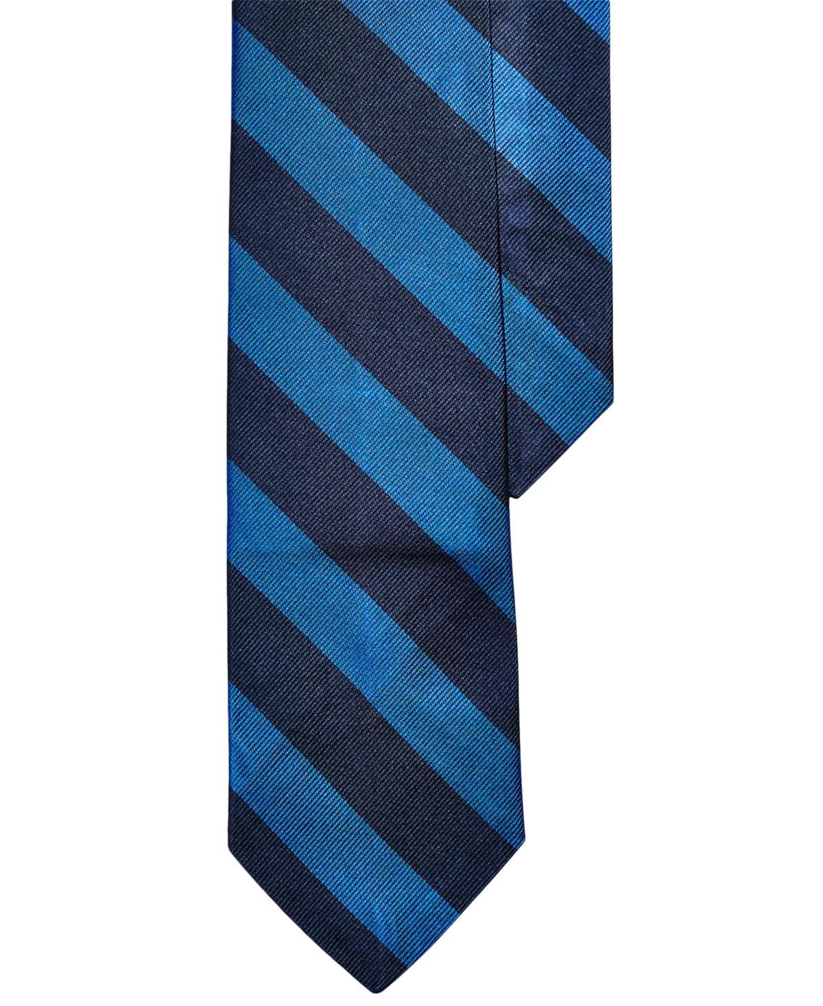 Polo Ralph Lauren Mens Striped Silk Tie - Navy Product Image