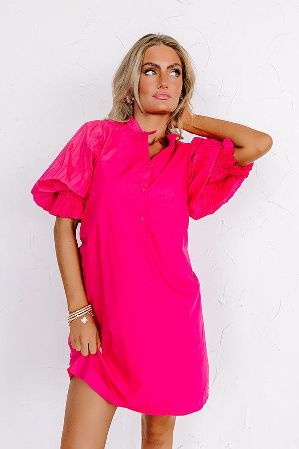 Talk Of The Town Mini Dress in Rose Product Image