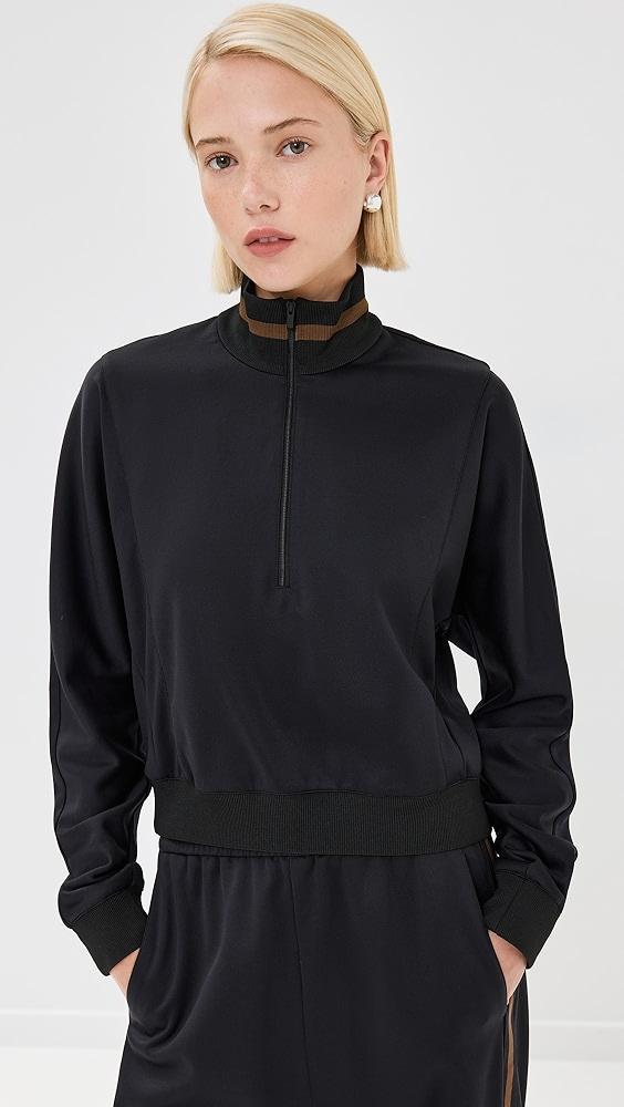 Tibi Active Knit Cropped Sweatshirt | Shopbop Product Image
