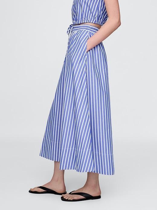 Poplin Maxi Skirt Product Image