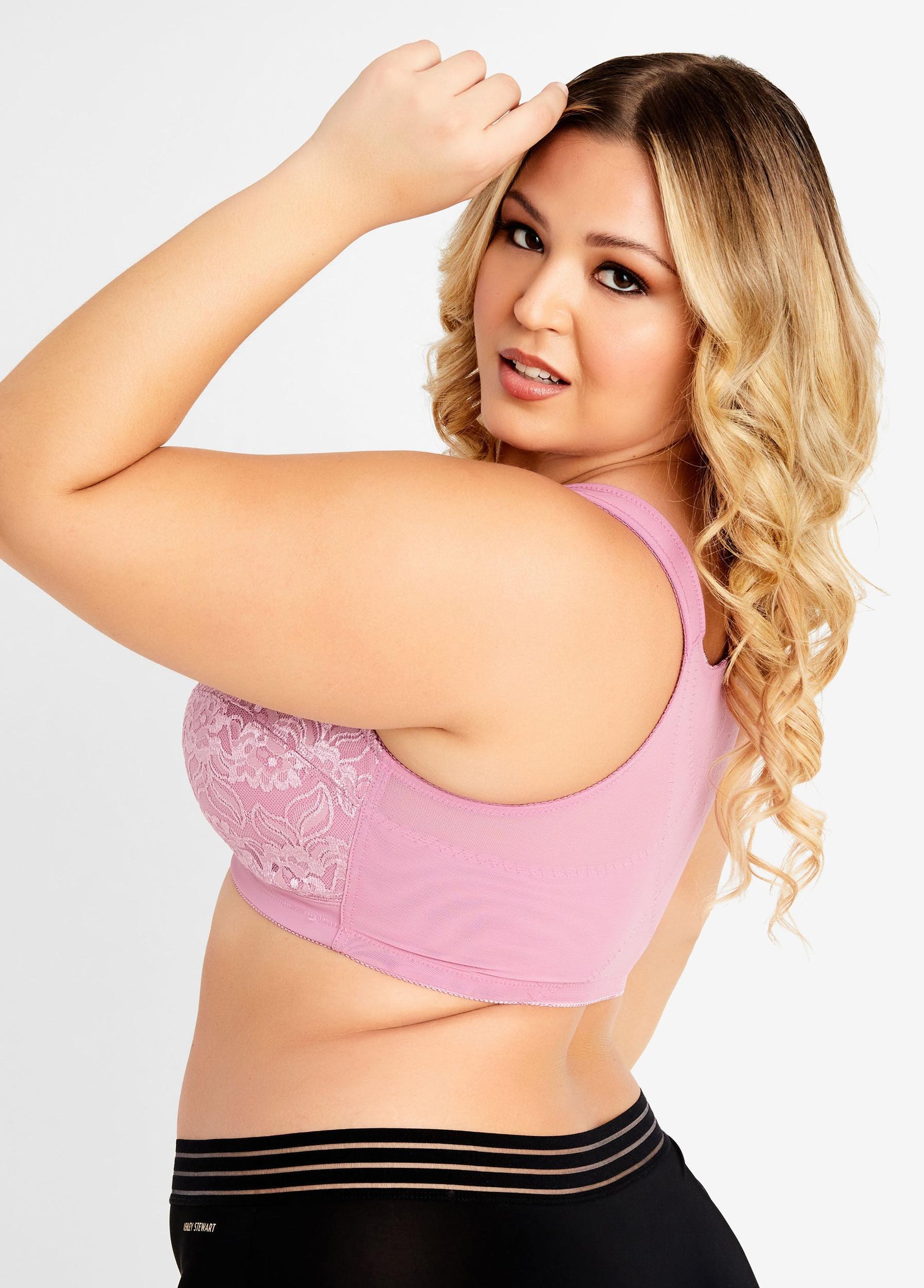 Front Close Wireless Posture Bra Product Image