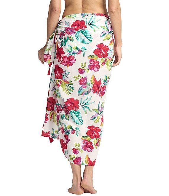 Tommy Bahama Island Cays Fiesta Floral Print Pareo Swim Cover-Up Product Image
