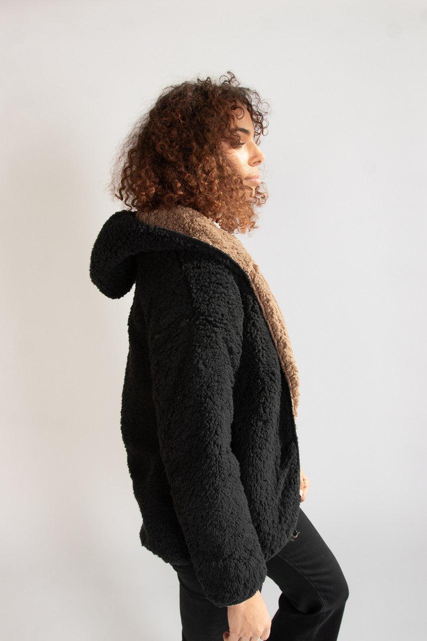 Two Tone Teddy Jacket Product Image