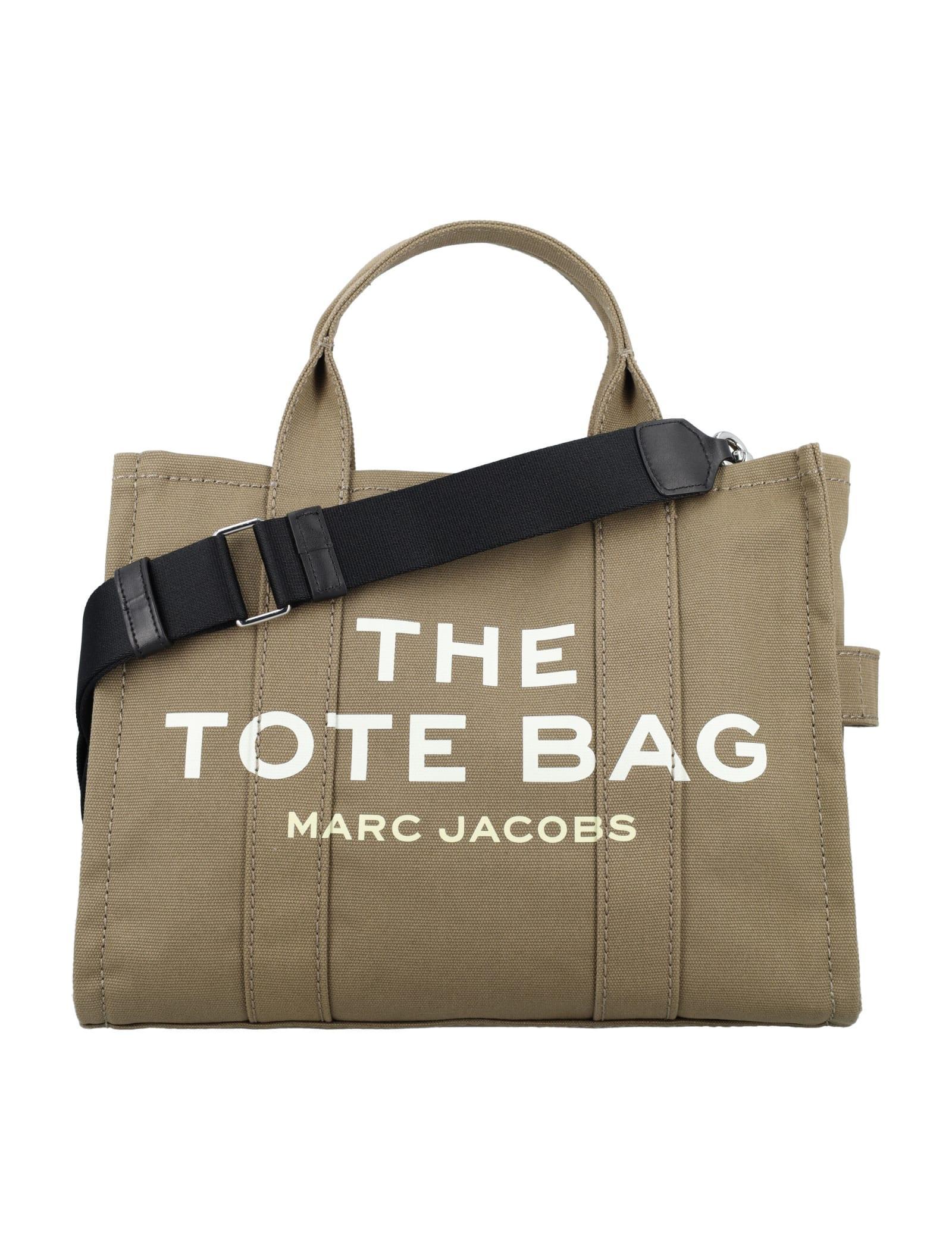 MARC JACOBS The Medium Tote Bag In Slate Green Product Image