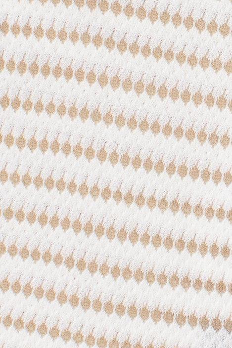 Bell Sleeve Striped Knit Top Product Image