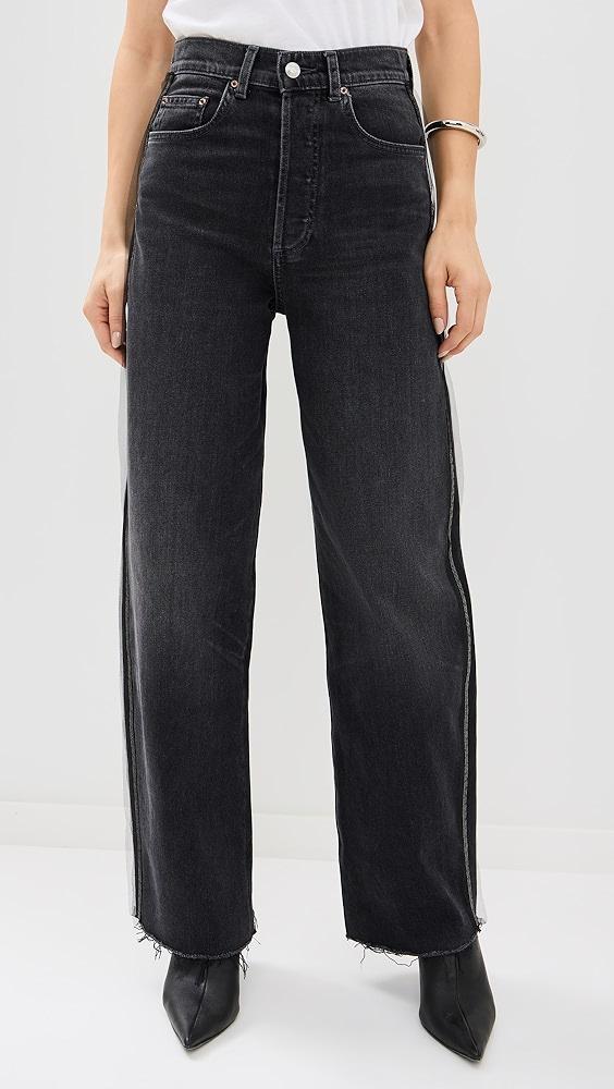 LE JEAN Nomad Beaded Tux Stripe Jeans | Shopbop Product Image