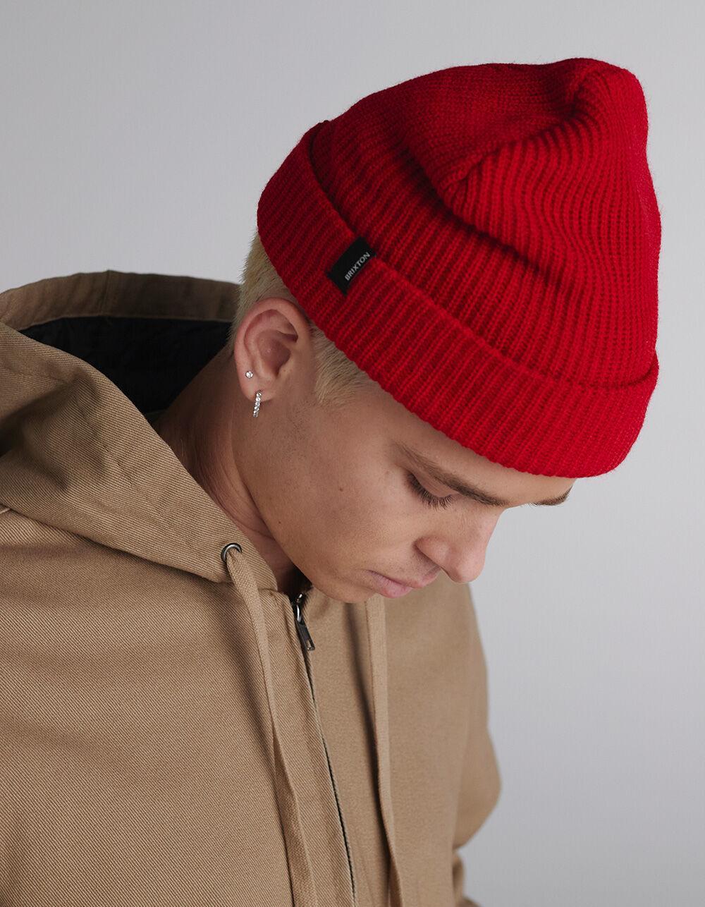 BRIXTON Heist Beanie - OLIVE Product Image