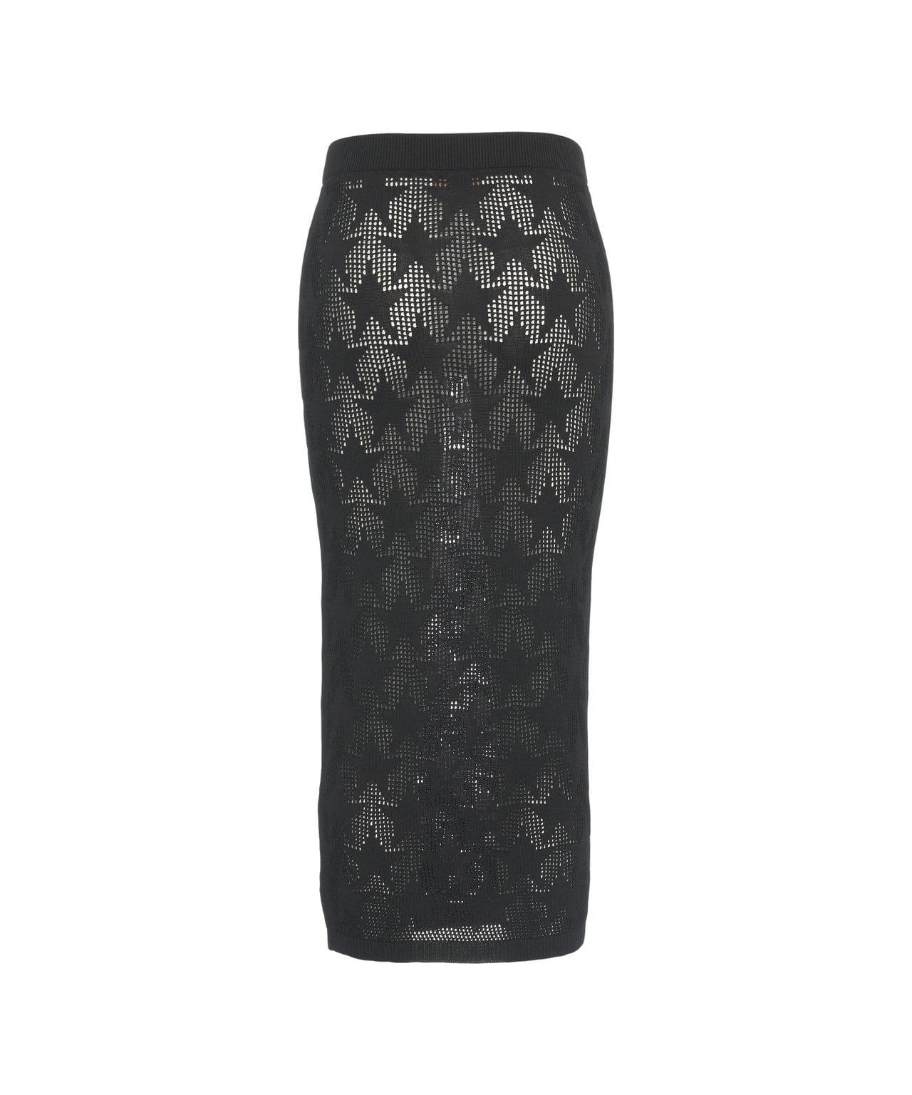 Open knit midi skirt Product Image