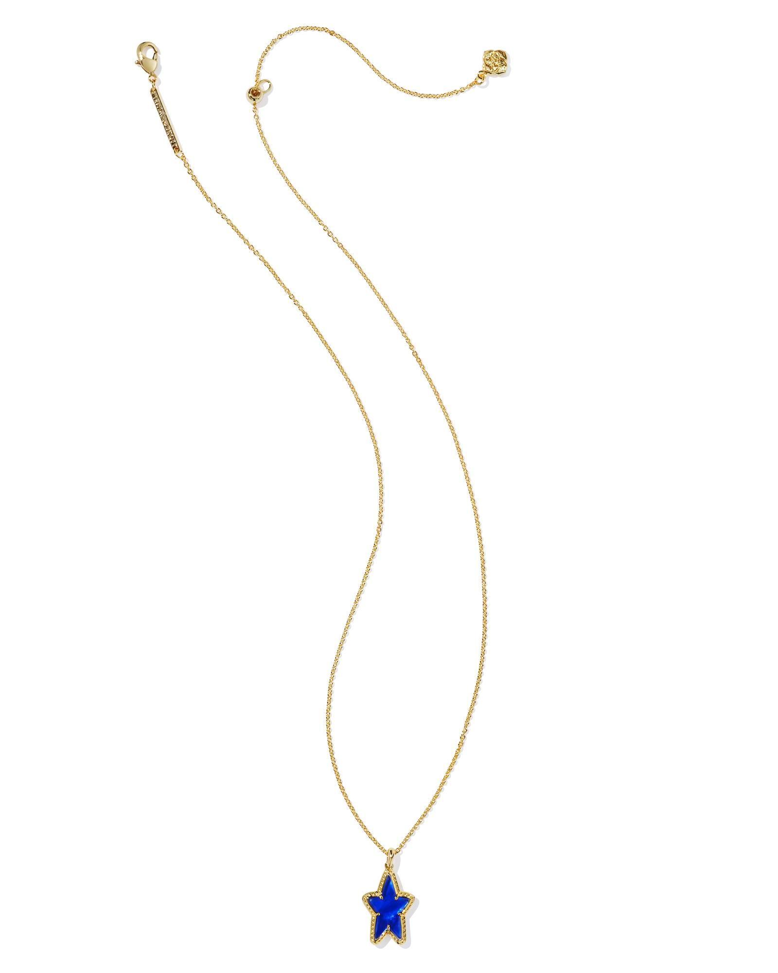 Ada Gold Short Pendant in Ivory Mother-of-Pearl Product Image