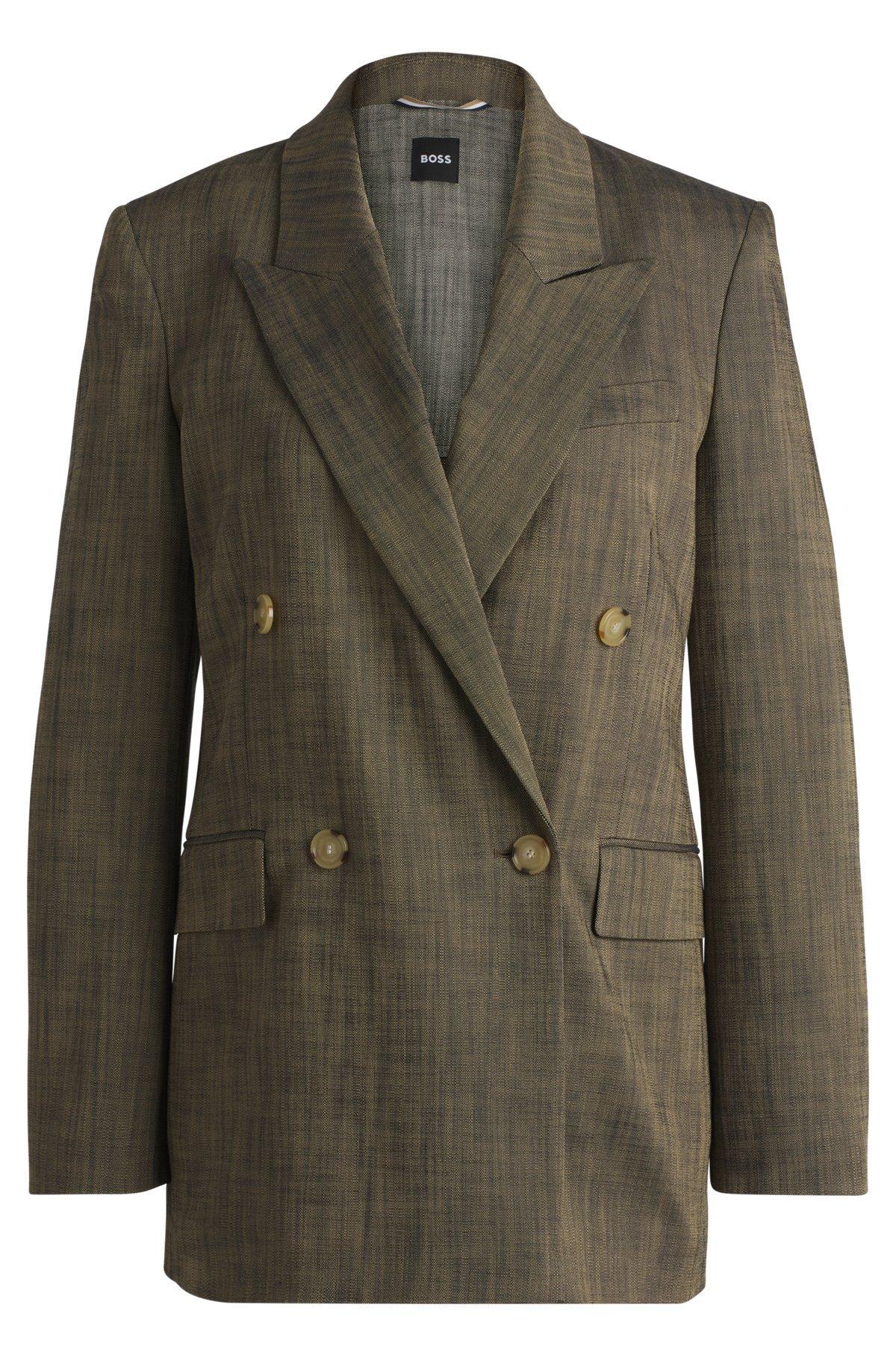 Regular-fit double-breasted blazer Product Image