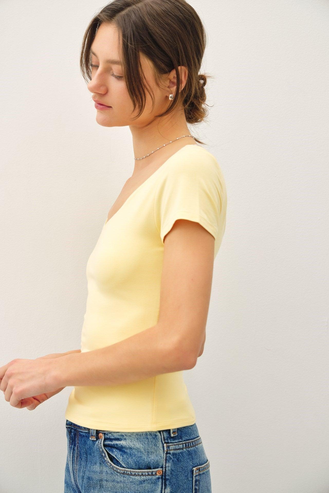 UB BASICS: EASY DOES IT SCOOP NECK TOP Product Image