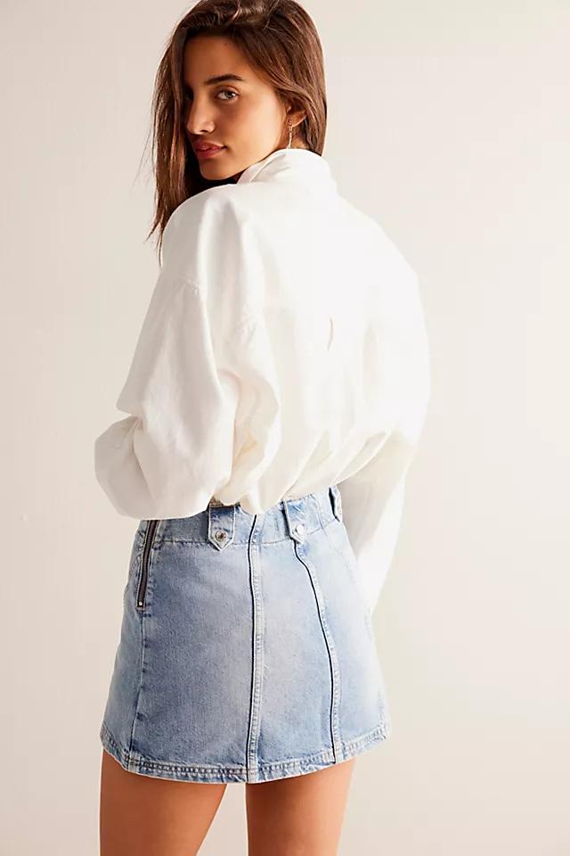 We The Free Runaway Denim Skirt Product Image