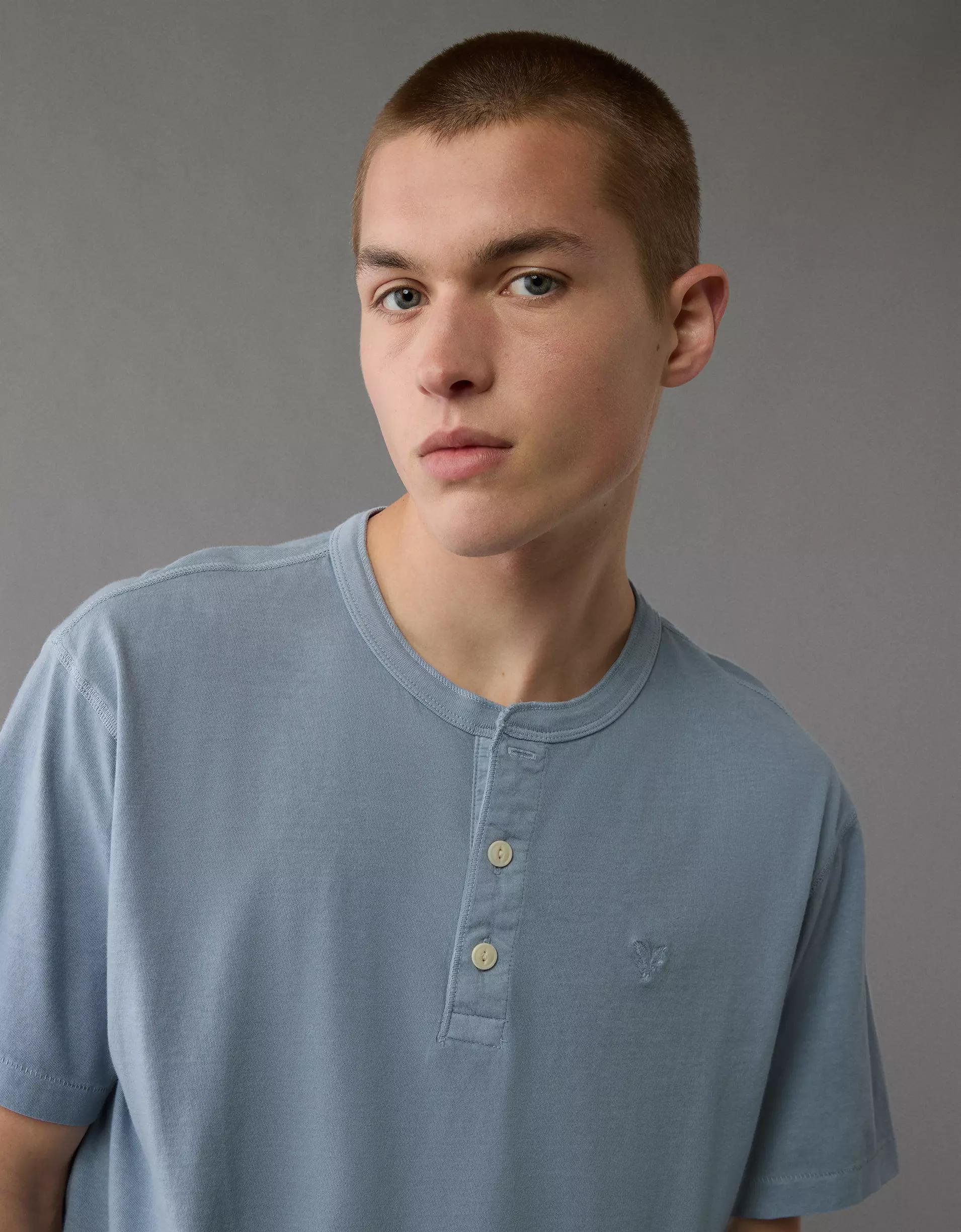 AE Lived-In Henley T-Shirt Product Image