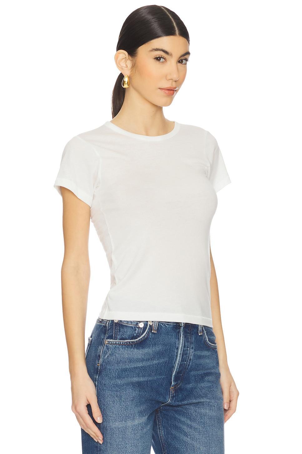 Fitted Crewneck Short Sleeve Top Eterne Product Image