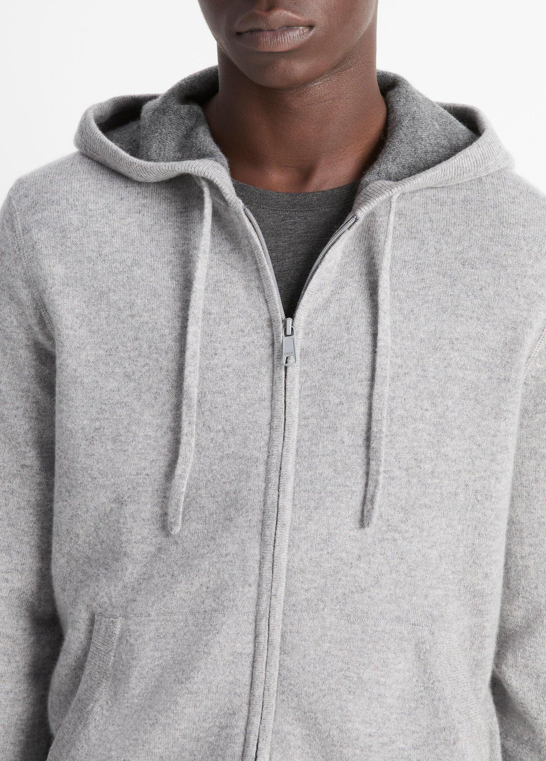 Cashmere Full Zip Hoodie Product Image