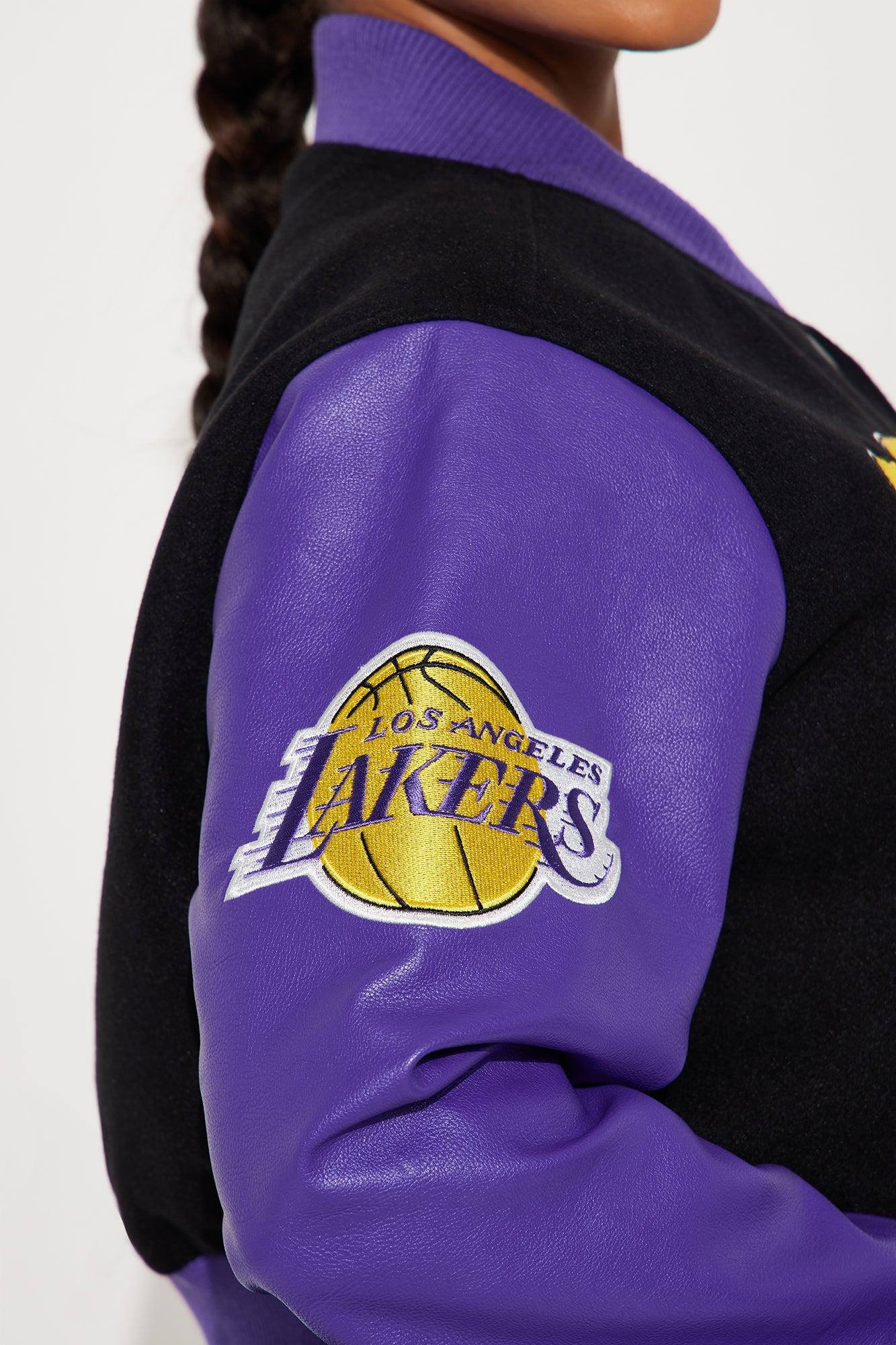 Lakers Legacy Bomber Jacket - Black Product Image