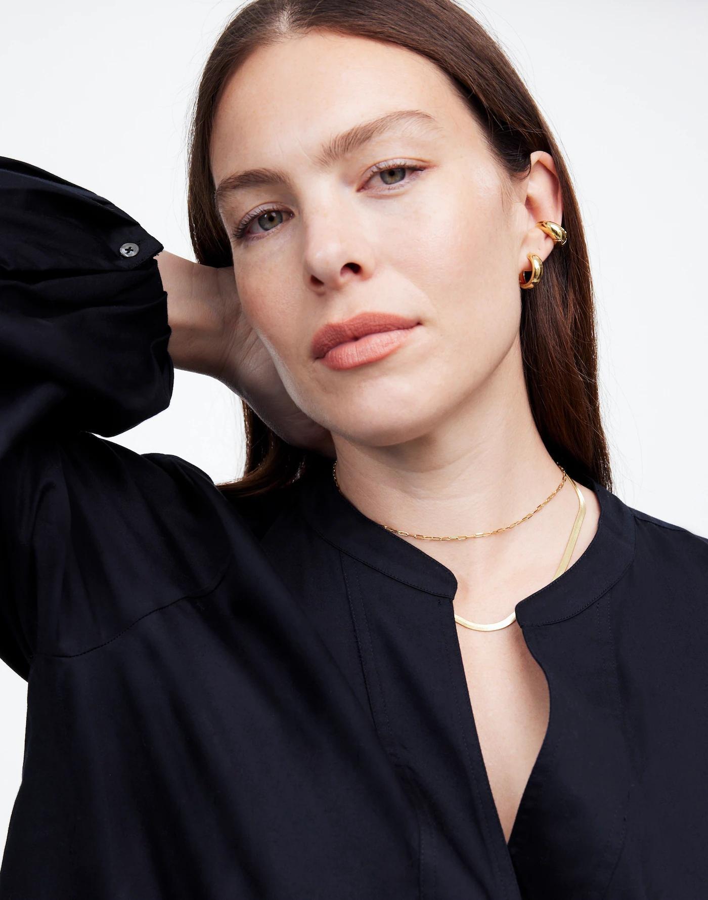 V-Neck Long-Sleeve Top Product Image