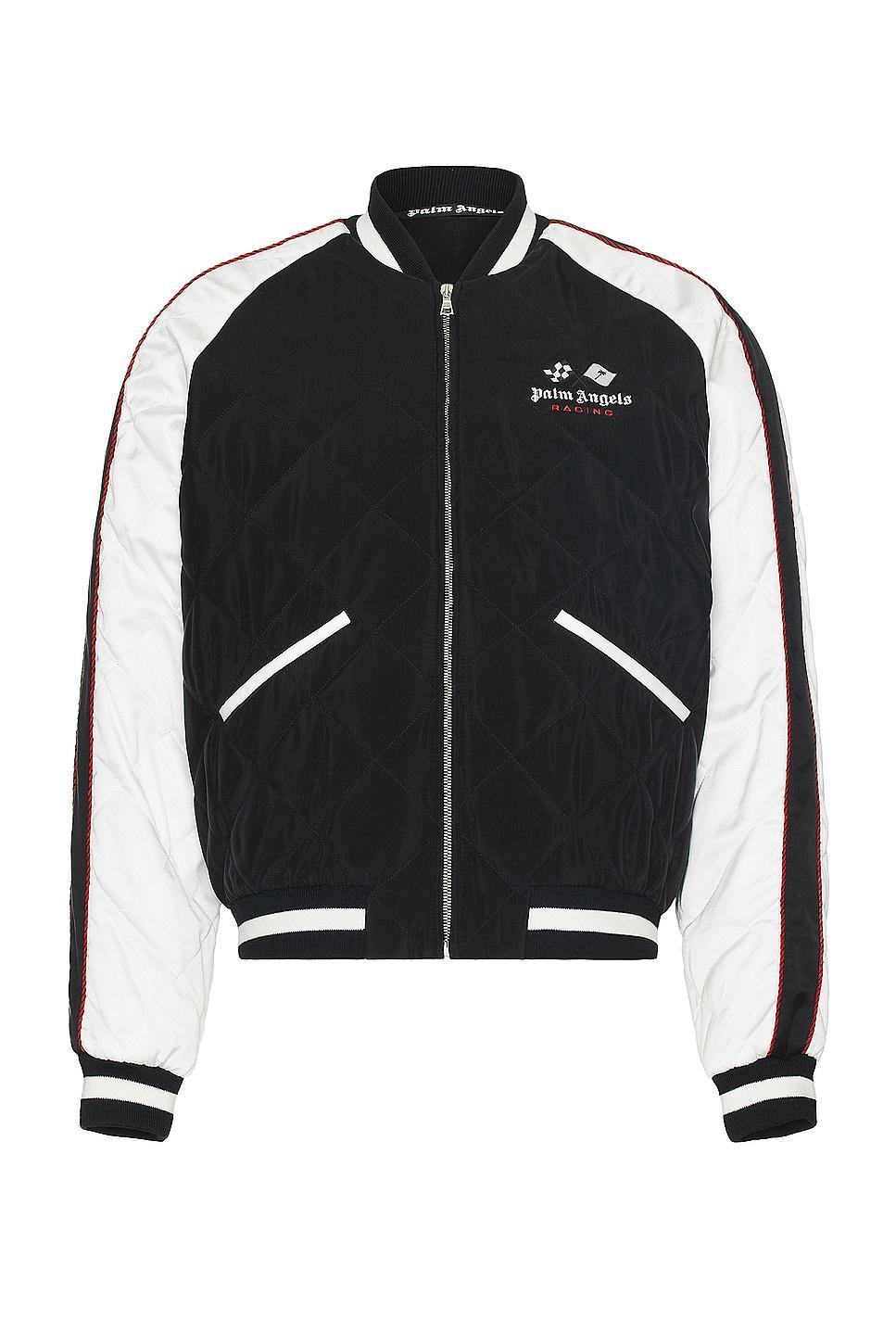 Palm Angels x Formula 1 Racing Souvenir Jacket in Black Product Image