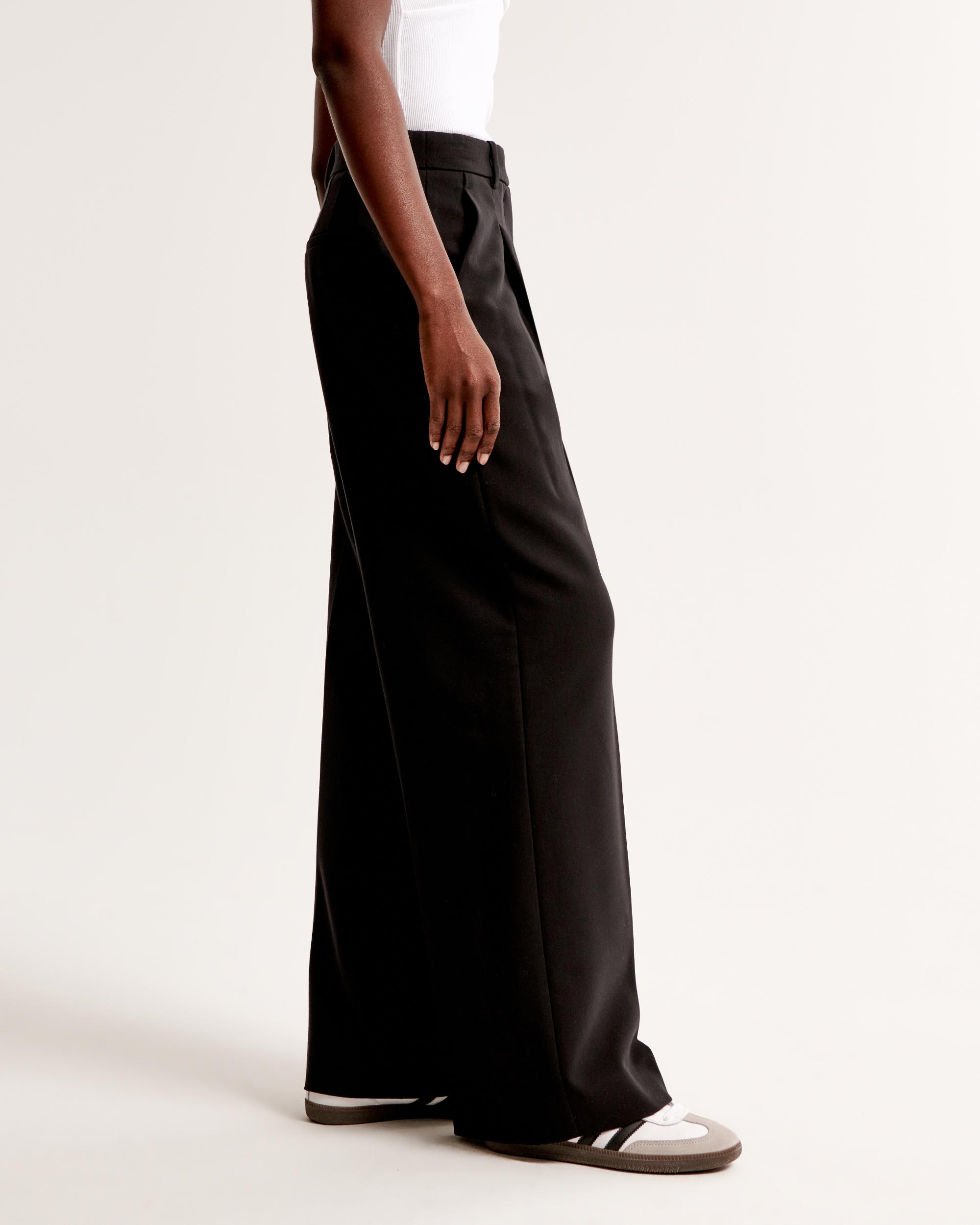 A&F Harper Tailored Ultra Wide Leg Pant Product Image