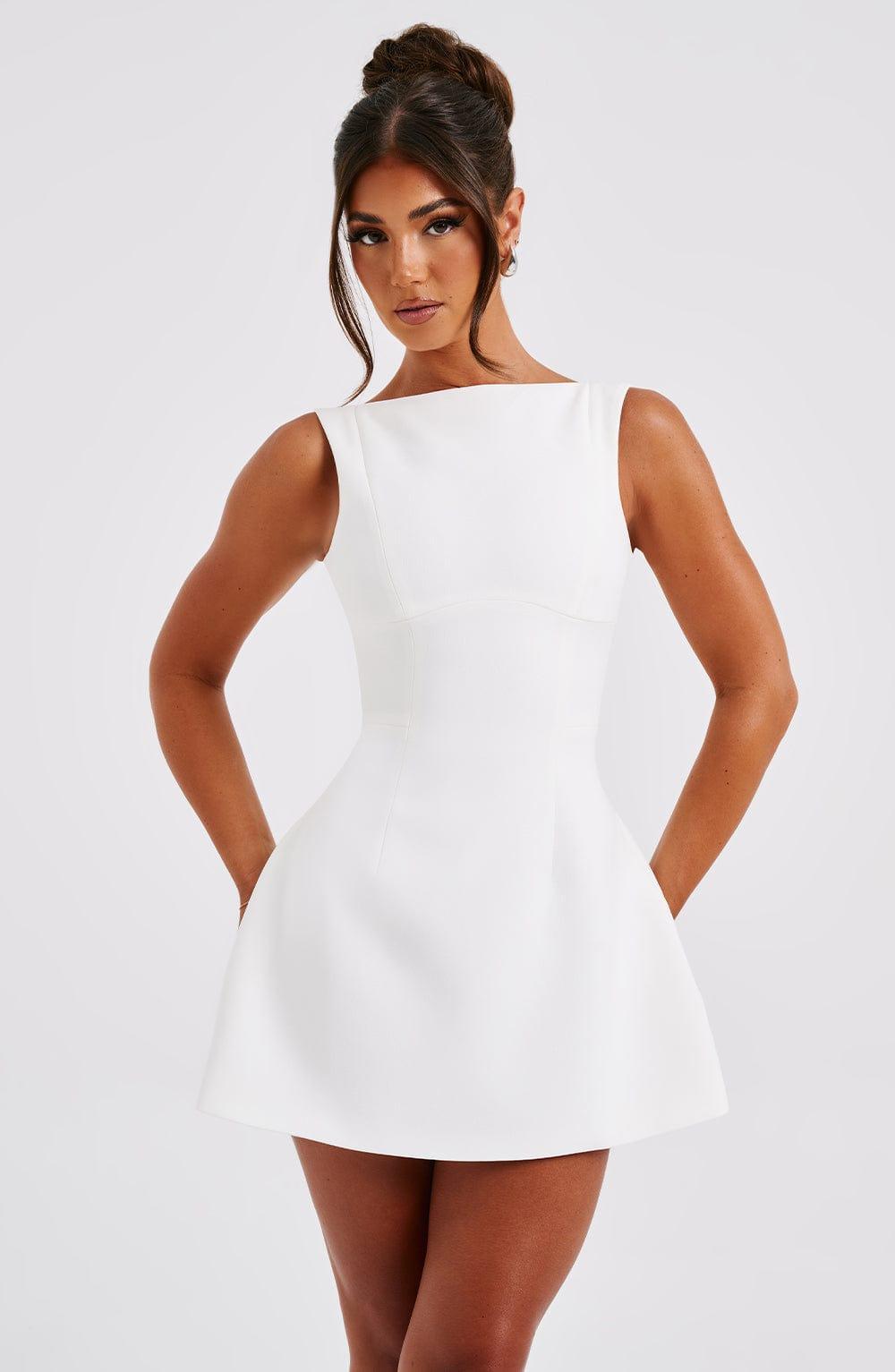 Alana Mini Dress - Ivory Product Image
