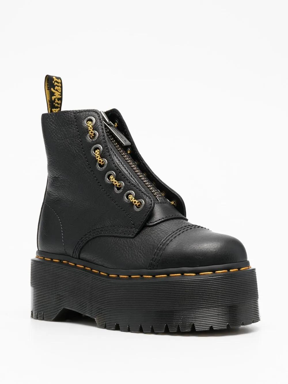 DR. MARTENS' Sinclair Leather Boots In Black Product Image