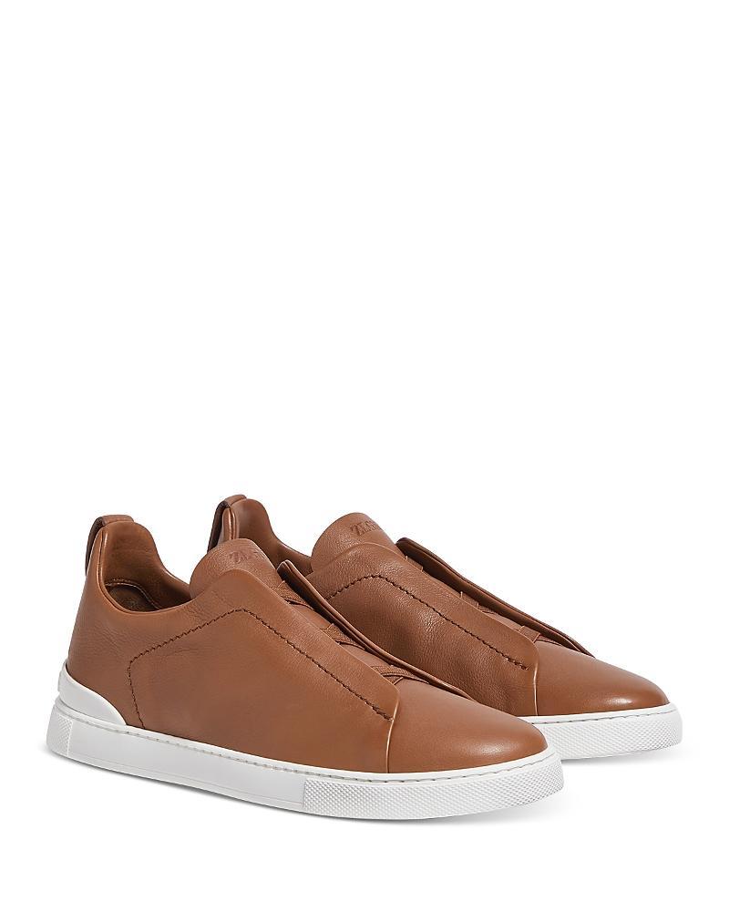 Zegna Mens Triple Stitch Secondskin Sneakers Product Image