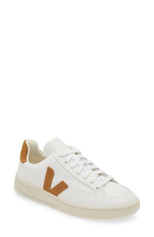 V-12 Mixed Leather Low-Top Sneakers Product Image