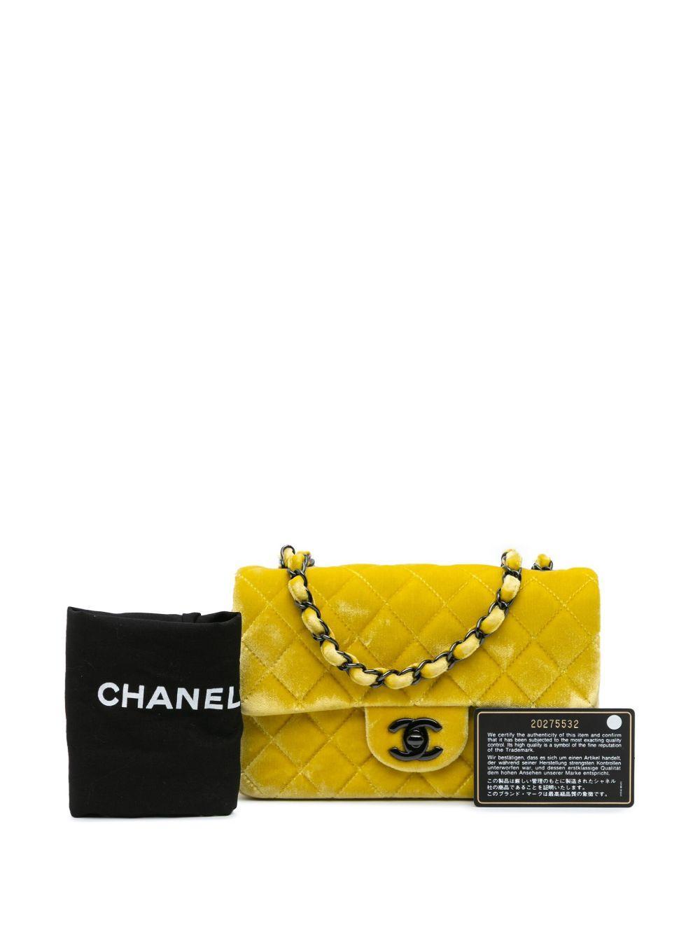 2014-2015 Mini Rectangular Classic Velvet Single Flap crossbody bag Product Image