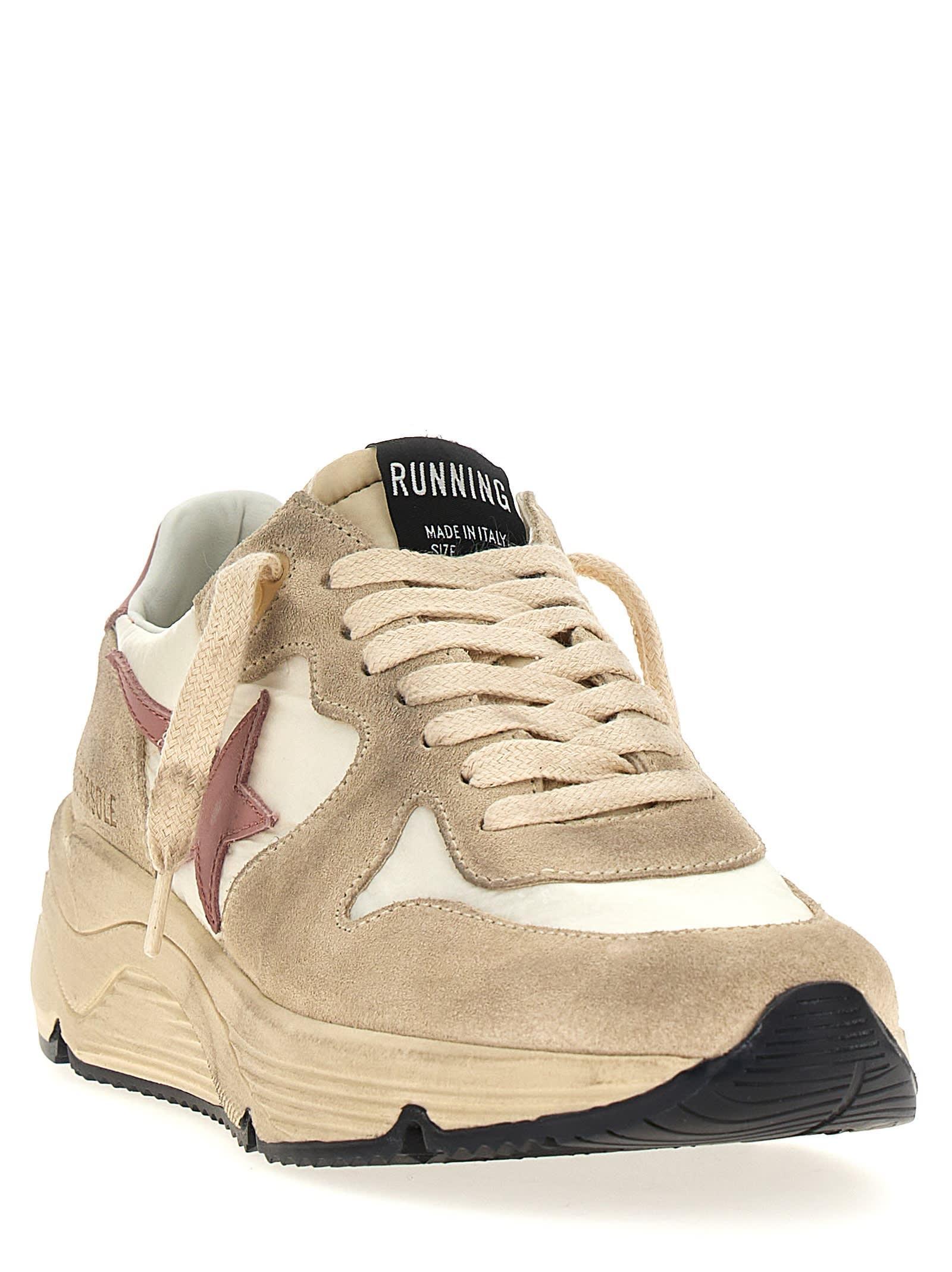 GOLDEN GOOSE Running Sole Sneakers White In Multicolor Product Image