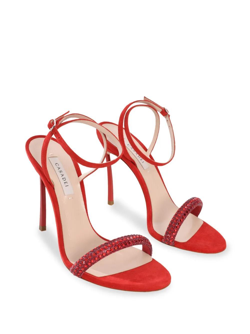 CASADEI 100mm Blade Stratosphere Sandals In Red Product Image