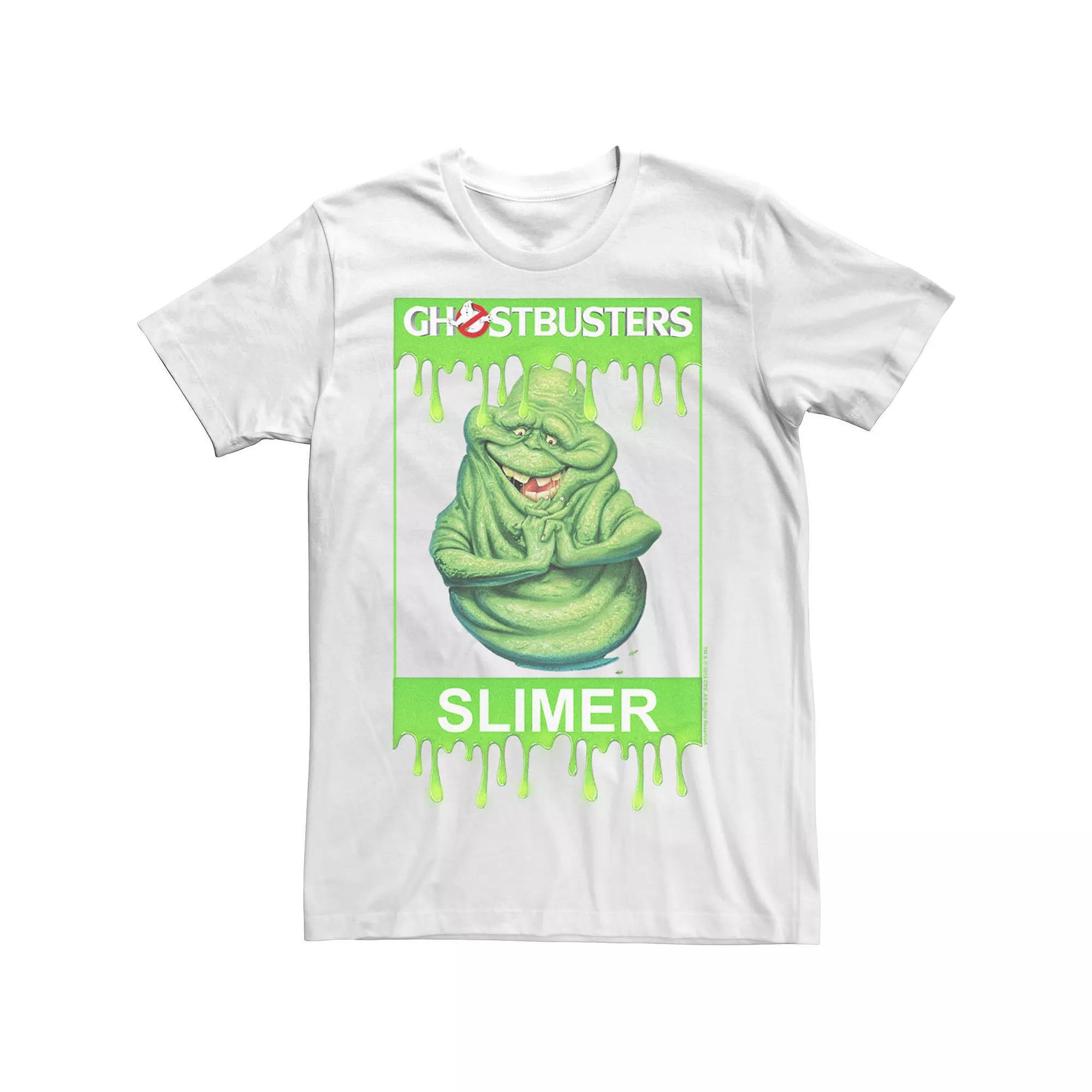 Men's Ghostbusters Frame Slimer Poster Tee, Size: XXL, White Product Image