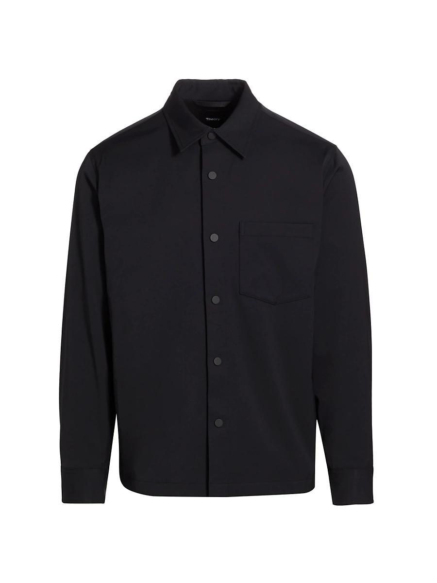 Mens Twill Snap Overshirt Product Image