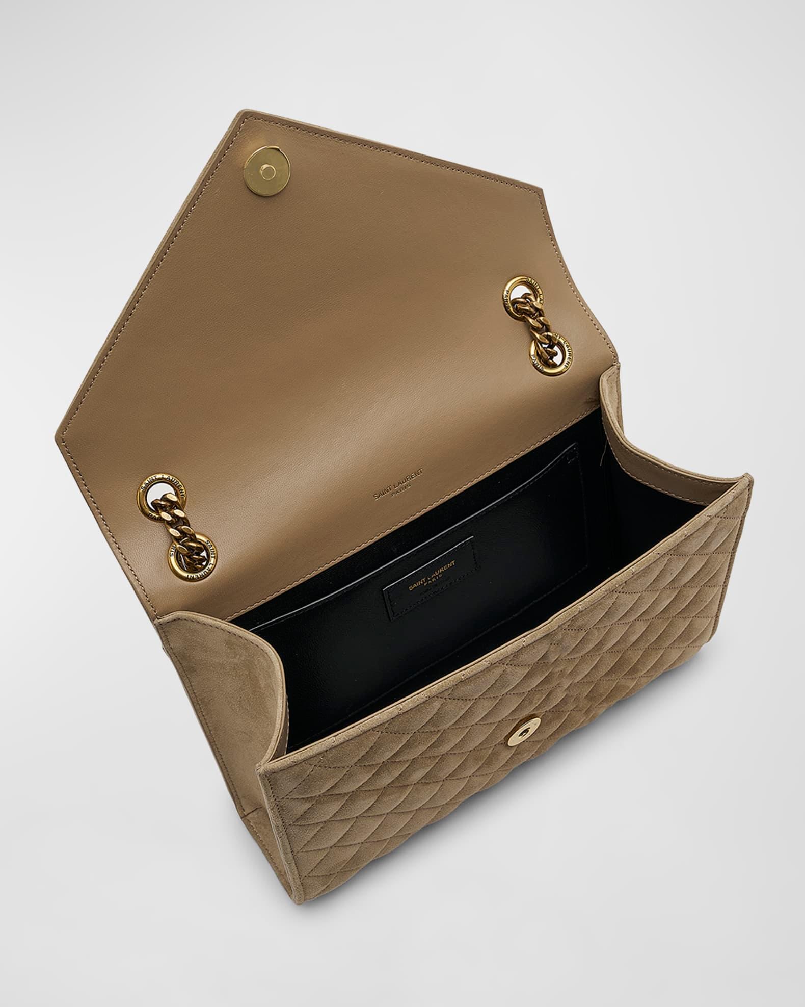 Envelope Triquilt Medium YSL Shoulder Bag in Suede Product Image