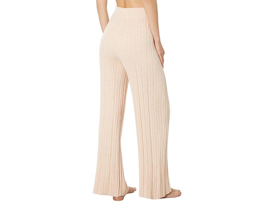 Eberjey Organic Cotton Sweater Rib Pants (Peach Parfait) Women's Pajama Product Image