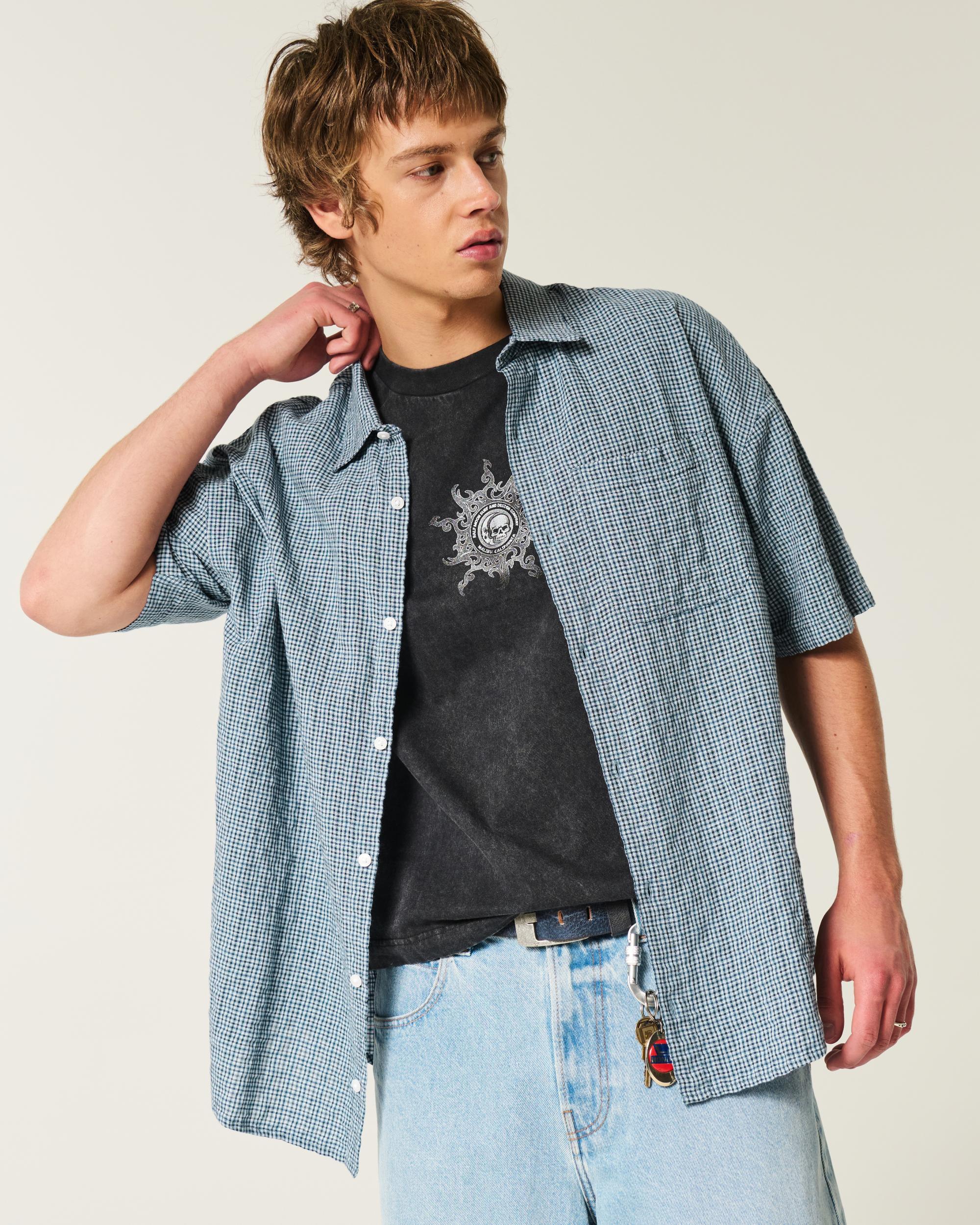 Baggy Short-Sleeve Shirt Product Image
