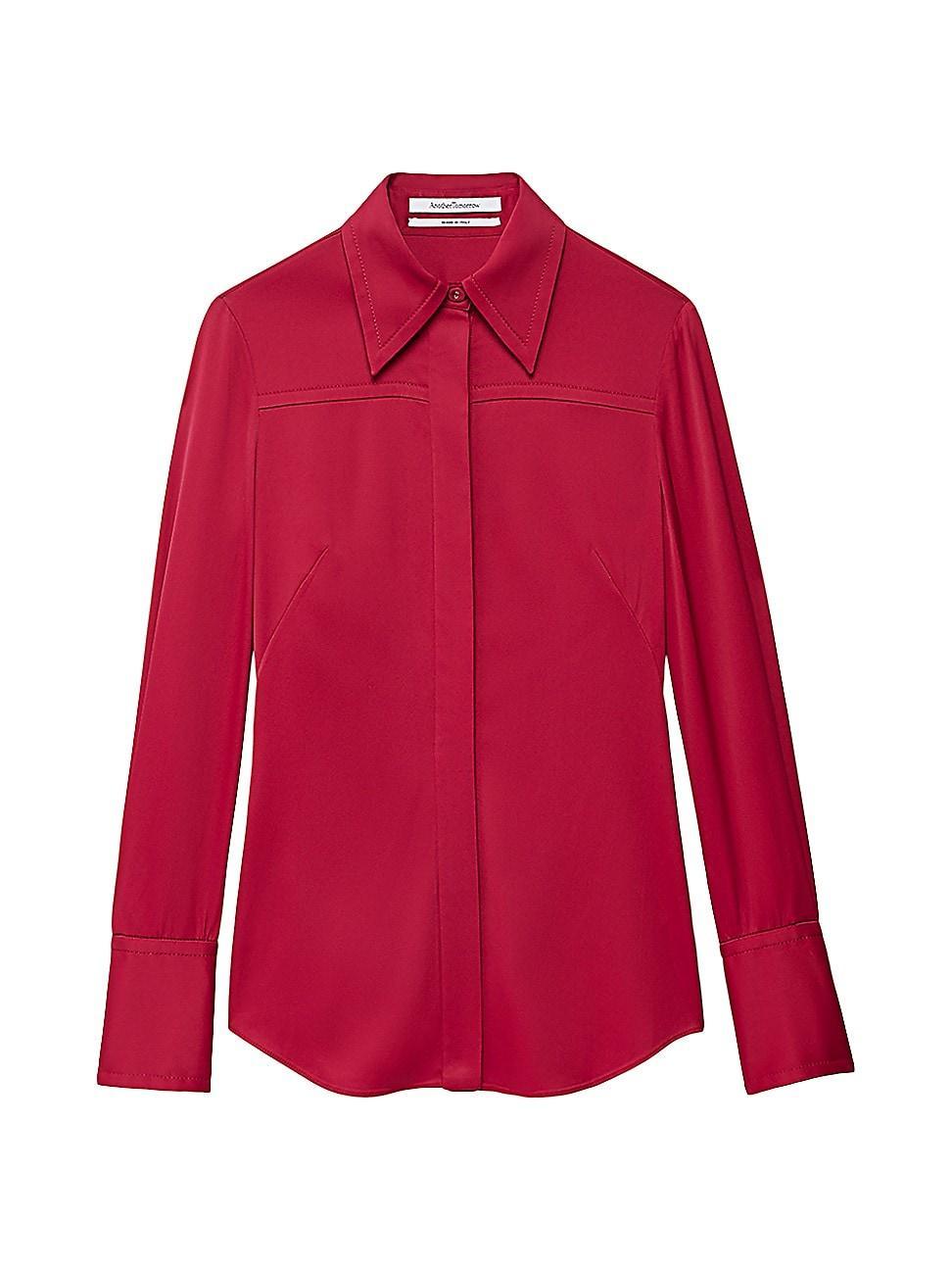 Womens Bias Seamed Shirt Product Image