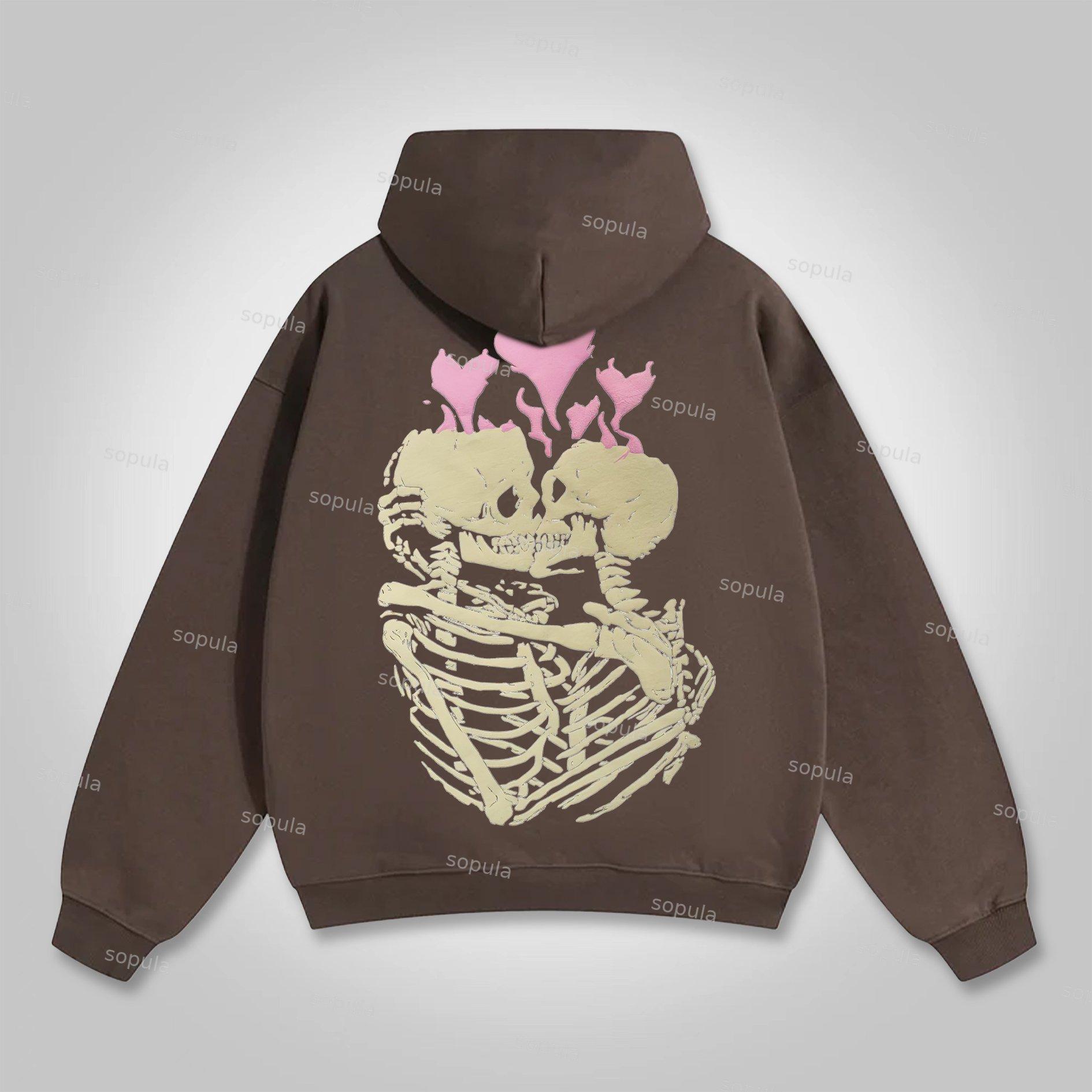 Til Death Do Us Part Graphic Puff Print Hoodie Product Image