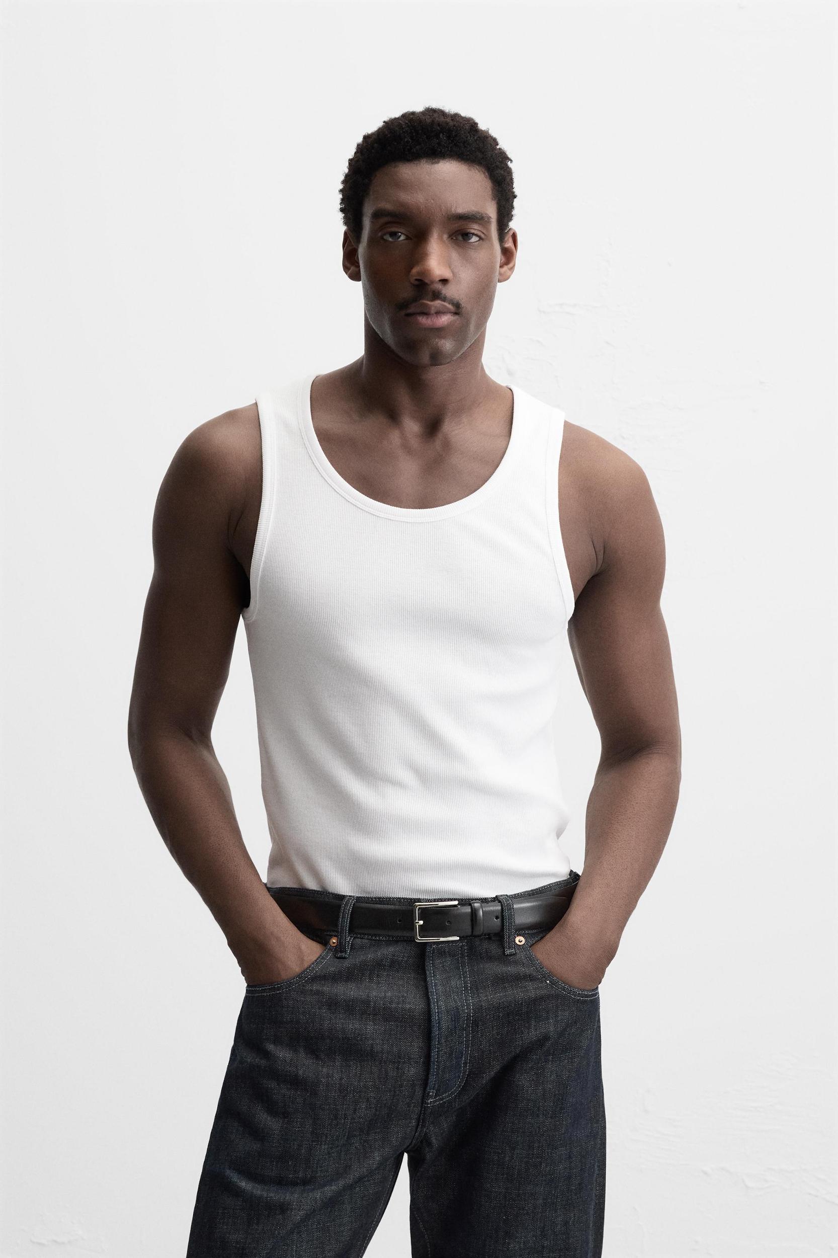 BASIC RIBBED TANK TOP Product Image
