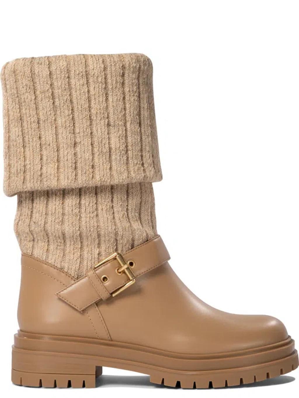 Thurso Ankle Boots Beige Product Image