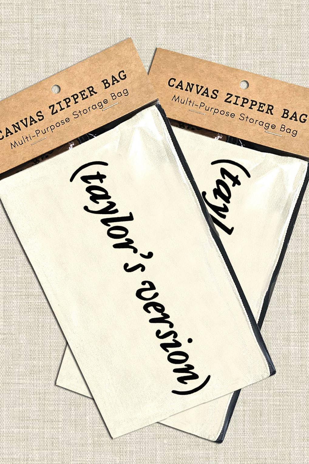 Multi Use Canvas Bags w/zipper Product Image