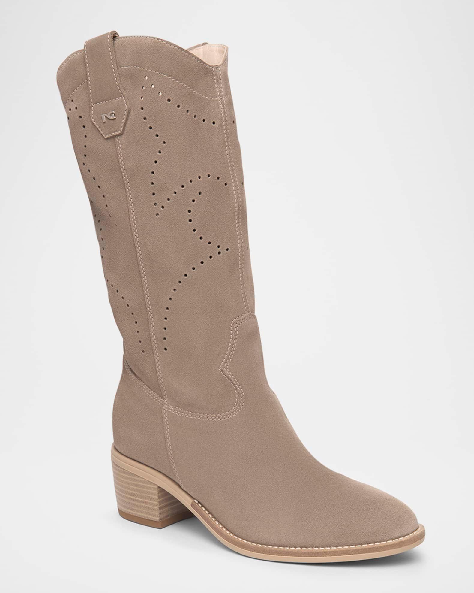 Suede Western Boots Product Image