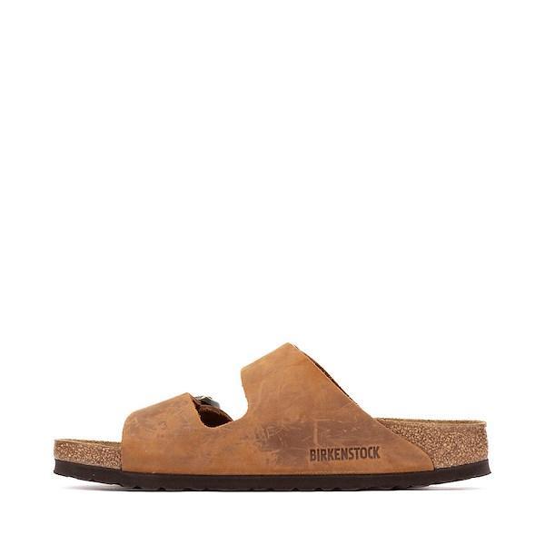 Mens Birkenstock Arizona Slide Sandal - Cognac Product Image