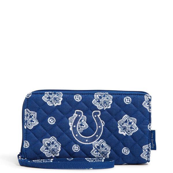 Vera Bradley NFL RFID Front Zip Wristlet Women in Indianapolis Colts Bandana Product Image