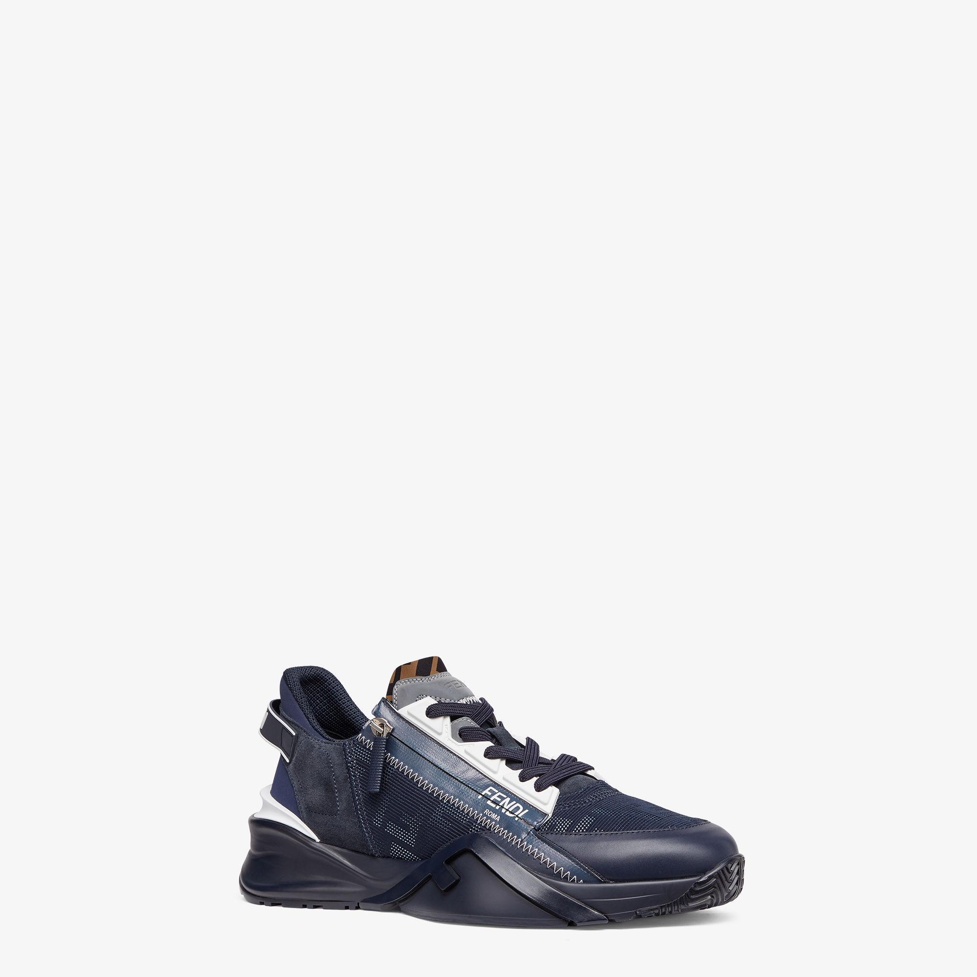 Fendi Flow SneakersBlue fabric low-tops Product Image