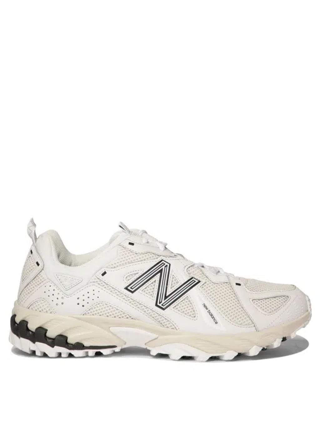 NEW BALANCE Mesh Rubber Sole Sneakers In White Product Image