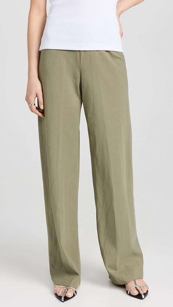 Vince High Waist Cotton Bias Pants | Shopbop Product Image