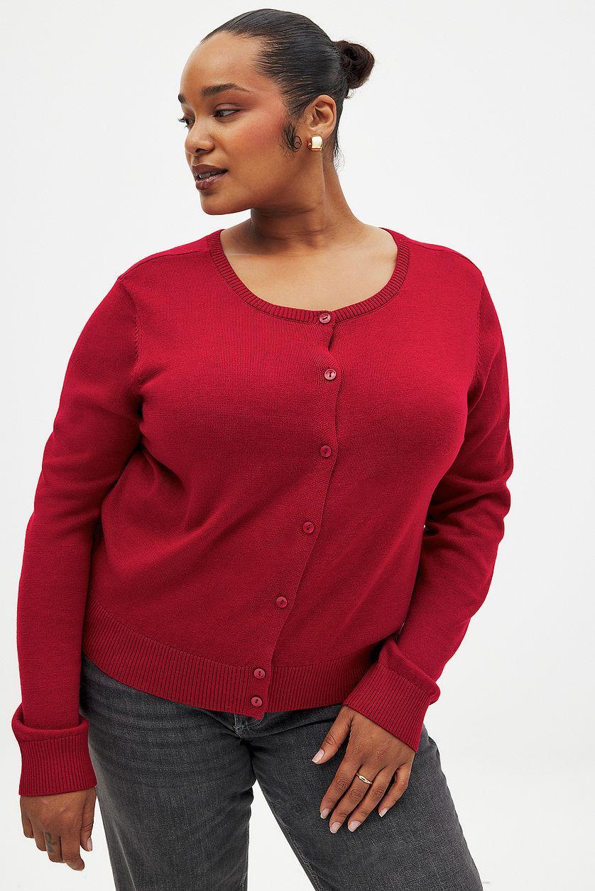 Knitted Button Detail Cardigan Product Image