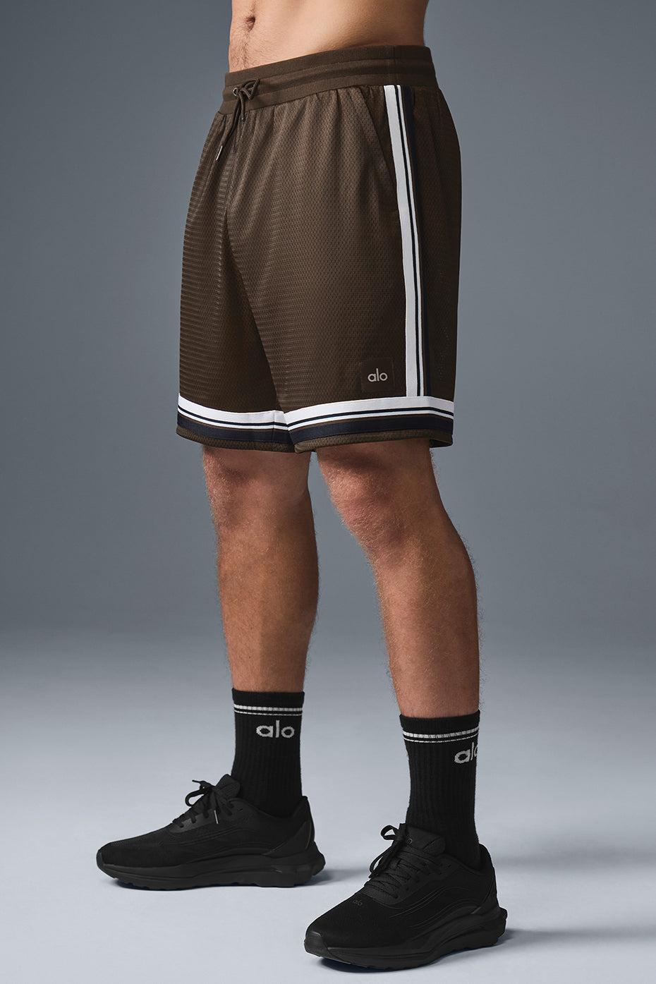 7" Key Mesh Basketball Short - Espresso Male Product Image