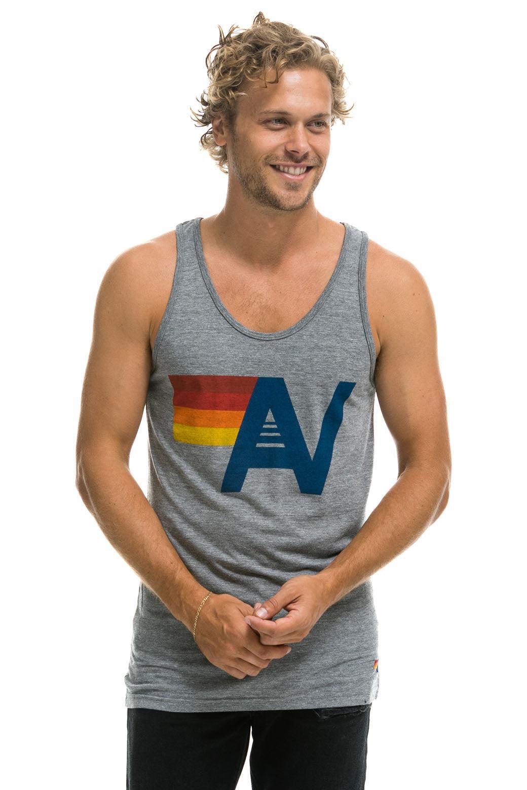 MEN'S LOGO TANK - HEATHER GREY Male Product Image